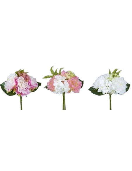 BOUQUET PEONIA X6 30CM SURTID