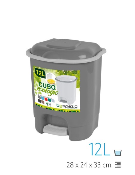 CUBO PEDAL 12L GRIS
