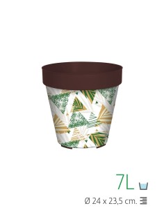 MACETA LISA 24 CM IML SUMMER