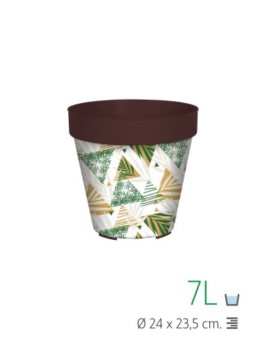 MACETA LISA 24 CM IML SUMMER