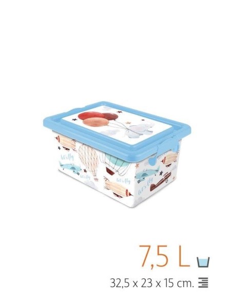 CAJA 7.5L 32.5X23X15CM  LETS FLY