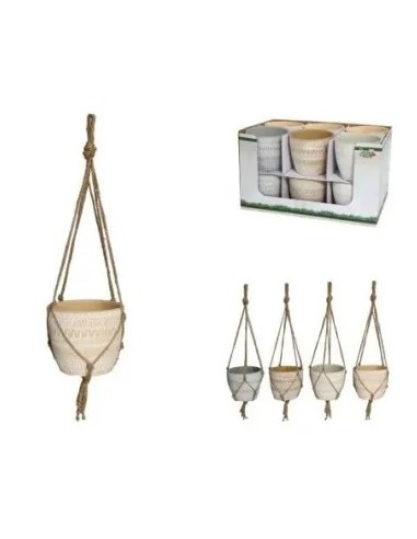 MACETERO COLGAR CRISTI 12X10CM 4 SURTIDO