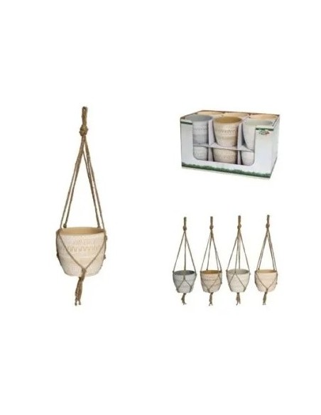 MACETERO COLGAR CRISTI 12X10CM 4 SURTIDO