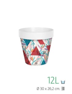 MACETA LISA 30 CM IML BAMBU