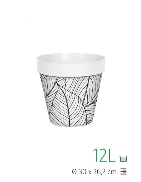 MACETA LISA 30 CM IML LEAVES