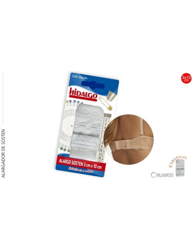 BL.ALARGO SOSTEN ELAS.3x10cm.BLA.