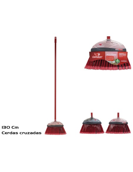 ESCOBA CON PALO NOVA 130X31 CM