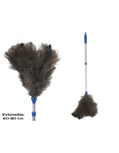 PLUMERO AVESTRUZ 58 CM M/ALUMINIO