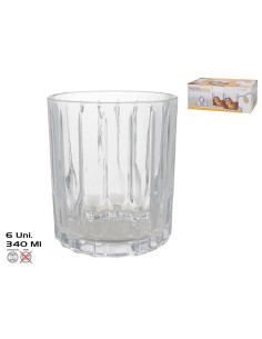 SET 6 VASOS LUCIA 340ML