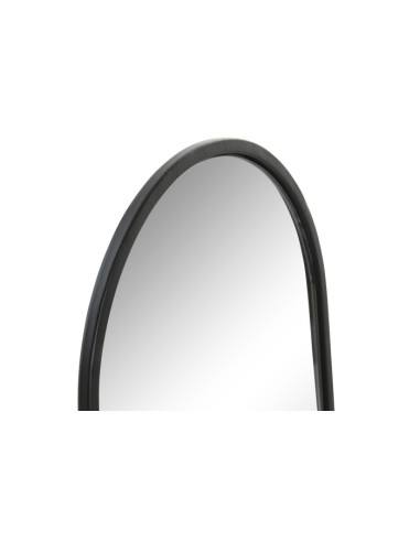 ESPEJO HIERRO CRISTAL 20X8,5X25 TOCADOR NEGRO