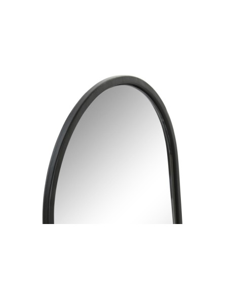 ESPEJO HIERRO CRISTAL 20X8,5X25 TOCADOR NEGRO