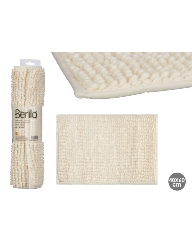 ALFOMBRA BAÑO BLANCA 40X60CM