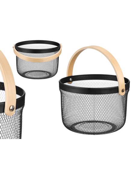 CESTA REDONDA ASA NEGRA