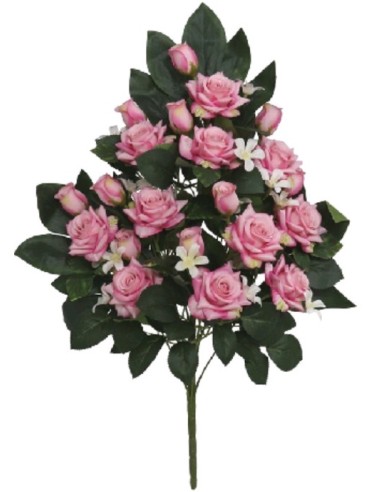 CONJUNTO ROSAS-CAPULLOS X 11 MALVA