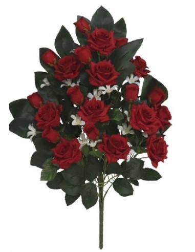 CONJUNTO ROSAS-CAPULLOS X 11 ROJO