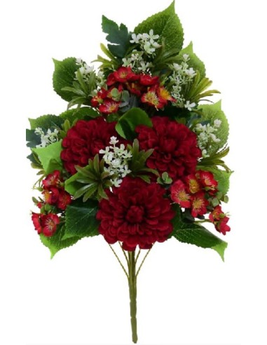 CONJUNTO ZINNIA X 12 -59CM (ROJO