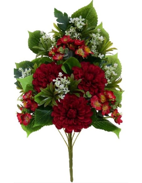 CONJUNTO ZINNIA X 12 -59CM (ROJO
