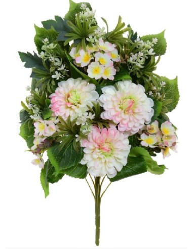 CONJUNTO ZINNIA X 12 -59CM (ROSA