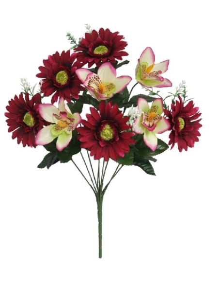 RAMO GERBERA MIX X 9-42 CM (ROJO