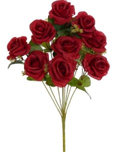 RAMO ROSAS (A) X 9-44 CM (ROJO)