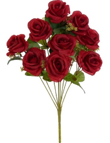 RAMO ROSAS (A) X 9-44 CM (ROJO)
