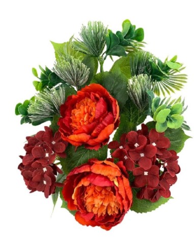R.U/C. PEONIA/HORTENSIA X9 ROJO
