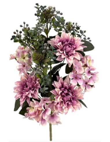 R.U/C.DALIAS/HORTENSIA X10 ROSA 47cm