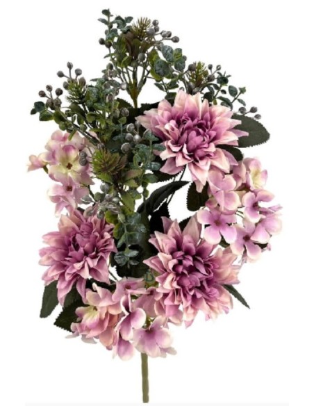 R.U/C.DALIAS/HORTENSIA X10 ROSA 47cm