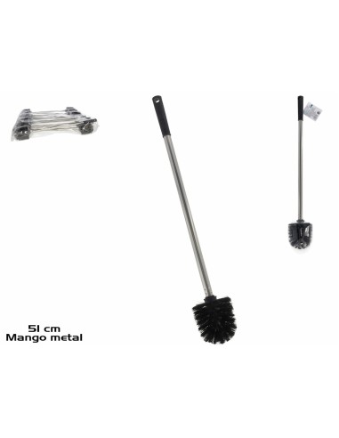 ESCOBILLA  ERGO 51 CM NEGRO - METAL