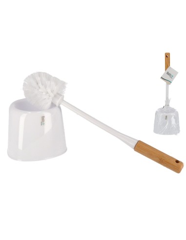 ESCOBILLERO NATURE 38X13CM - BLANCO