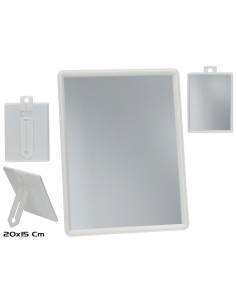 ESPEJO BAÑO CON SOPORTE 20X15CM