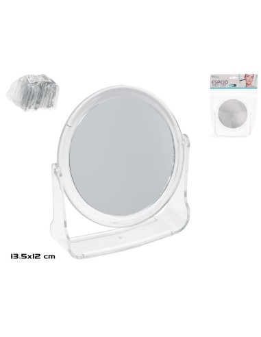 ESPEJO DOBLE CARA 13,5X12CM XXX