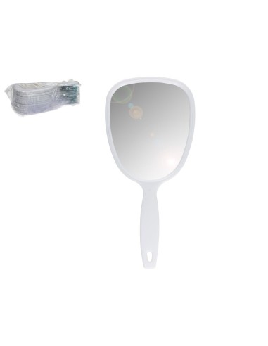 ESPEJO MANO BLANCO 27,9X13,1X0,60CM