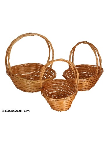 SET 3 CESTAS ALUKA 46X36X41XCM