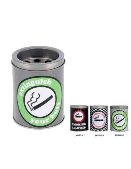 CENICERO DECOR 10CM -METAL