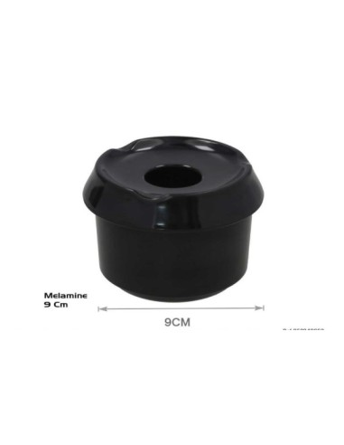 CENICERO AGUA KIRK 9 CM NEGRO