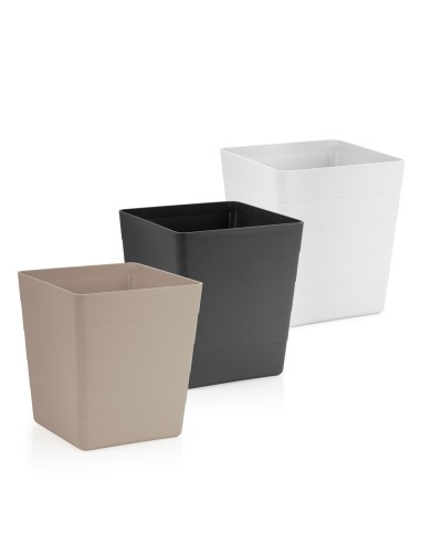 MACETA FLORENCIA 22.5x22.5x25.3CM CUADRADA SURTIDA