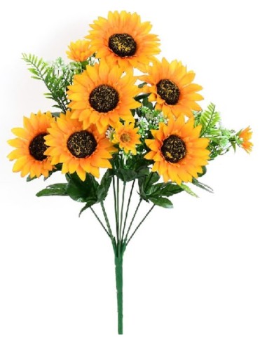 RAMO GIRASOLES SURT X9 -46CM (