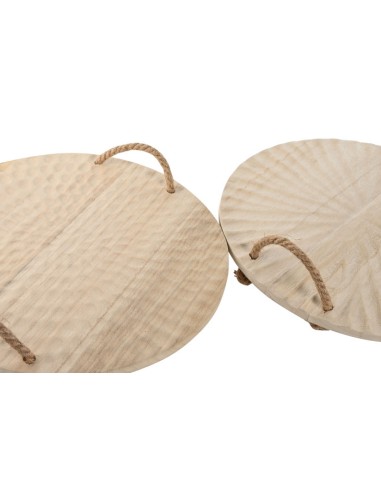 BANDEJA PAULOWNIA CUERDA 40X40X1,5 2 SURT.