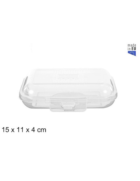 FIAMBRERA PLASTICO CUADRADA CON CIERRE