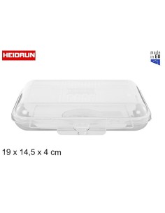 FIAMBRERA PLASTICO RECTANGULAR PLANA CON