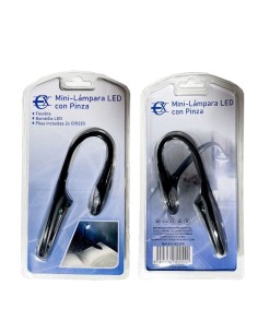 MINI LAMPARA LED CON PINZA