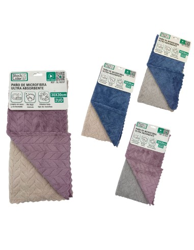 PAÑO MICROFIBRA 30X30 2PCS SL10237