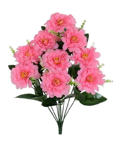 RAMO ZINNIA X 9-42 CM (ROSA)