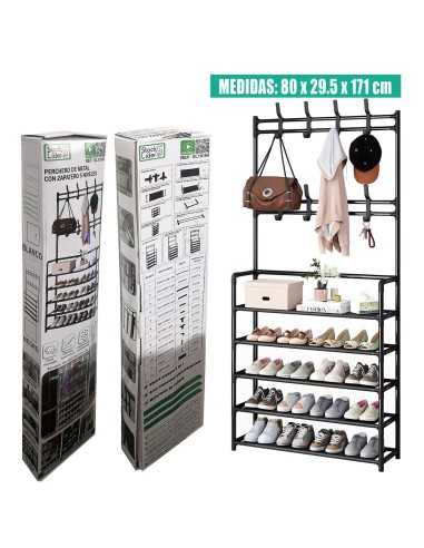 PERCHERO CON ZAPATERO 5 NIVELES SL10168