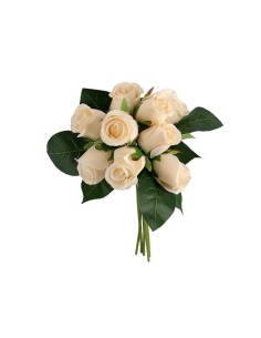 RAMO ATADO CAPULLOS SURT. X9-30CM MARFIL