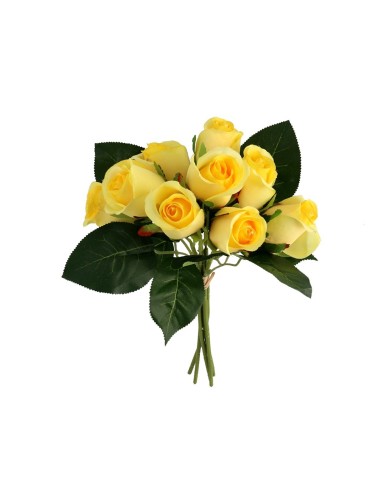 RAMO ATADO CAPULLOS SURT. X9-30CM AMARIL