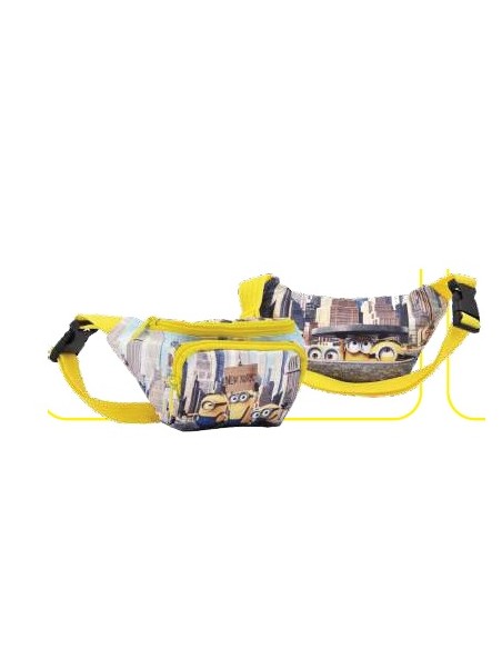 RIÑONERA POLYESTER 19x10 CM. MINIONS