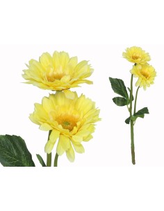 VARA GERBERA X2 -43CM (AMARILLO)