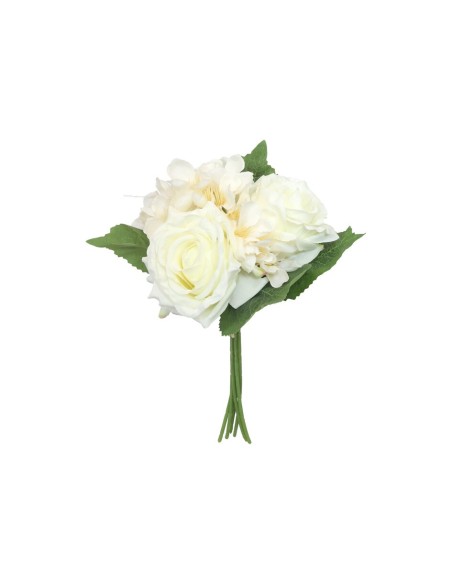ATADO ROSAS-HORTENSIA X 6-31 CM (BLANCO)
